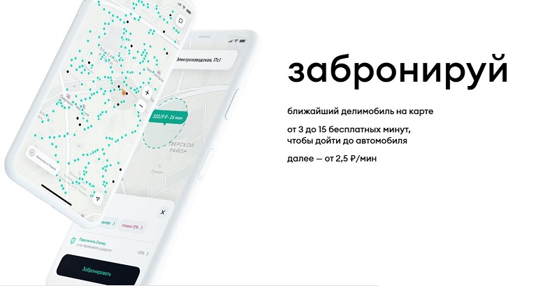 Каршеринг Делимобиль